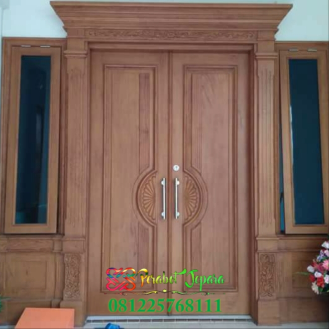 Model Pintu Rumah Minimalis 2 pintu Terbaru 2019