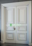Pintu Double Minimalis Modern Cat Duco Putih