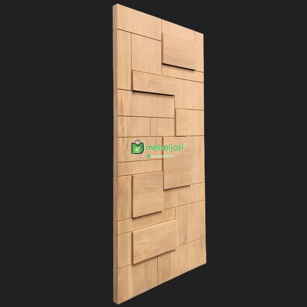 Pintu 1 Daun Pintu Minimalis Elegan Model Terbaru Tanpa Frame
