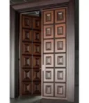 Pintu Kayu Jati Minimalis Modern Model Kupu Tarung