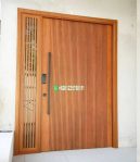 Jual Pintu Jati Perhutani Rumah Minimalis Modern Engsel Pivot